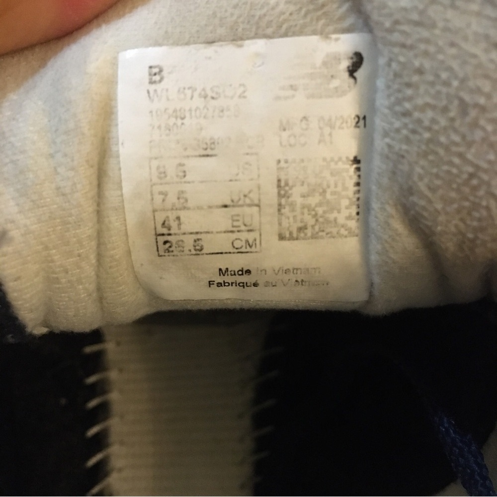 New Balance Blue Sneakers Men 8.5 - Picture 8 of 8